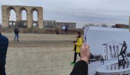 Международная делегация путешественников ознакомилась с золотыми страницами культуры Агдама (ФОТО)