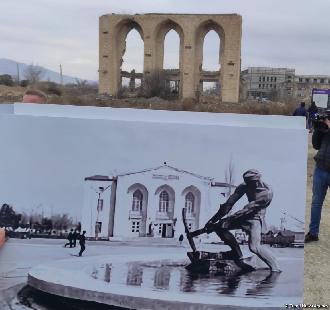 Международная делегация путешественников ознакомилась с золотыми страницами культуры Агдама (ФОТО)