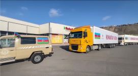 По поручению Первой леди Мехрибан Алиевой самолет с гуманитарной помощью вылетает в Турцию (ФОТО)