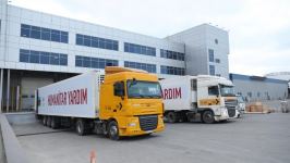 По поручению Первой леди Мехрибан Алиевой самолет с гуманитарной помощью вылетает в Турцию (ФОТО)