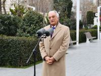 Президент Ильхам Алиев принял участие в открытии памятника выдающемуся композитору Тофику Кулиеву в Баку (ФОТО)