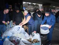 Азербайджанцы продолжают собирать гумпомощь для пострадавших от землетрясения в Турции (ФОТО/ВИДЕО)