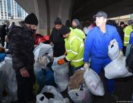 Азербайджанцы продолжают собирать гумпомощь для пострадавших от землетрясения в Турции (ФОТО/ВИДЕО)