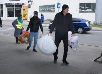 Азербайджанцы продолжают собирать гумпомощь для пострадавших от землетрясения в Турции (ФОТО/ВИДЕО)