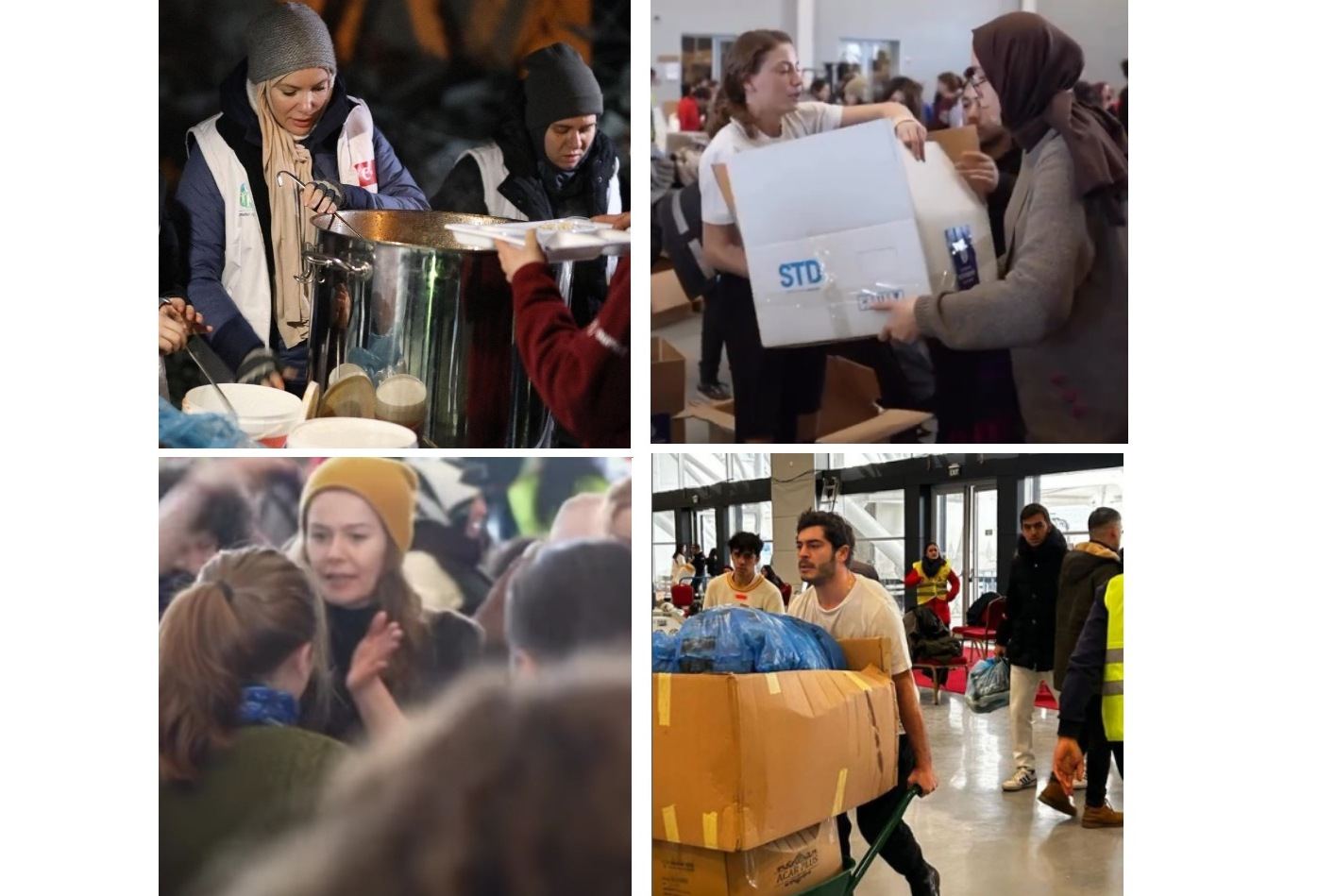 Турецкие звезды работают волонтерами, чтобы помочь пострадавшим от землетрясения (ФОТО/ВИДЕО)