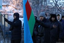 Акция азербайджанских экоактивистов на Лачинской дороге продолжается (ФОТО)