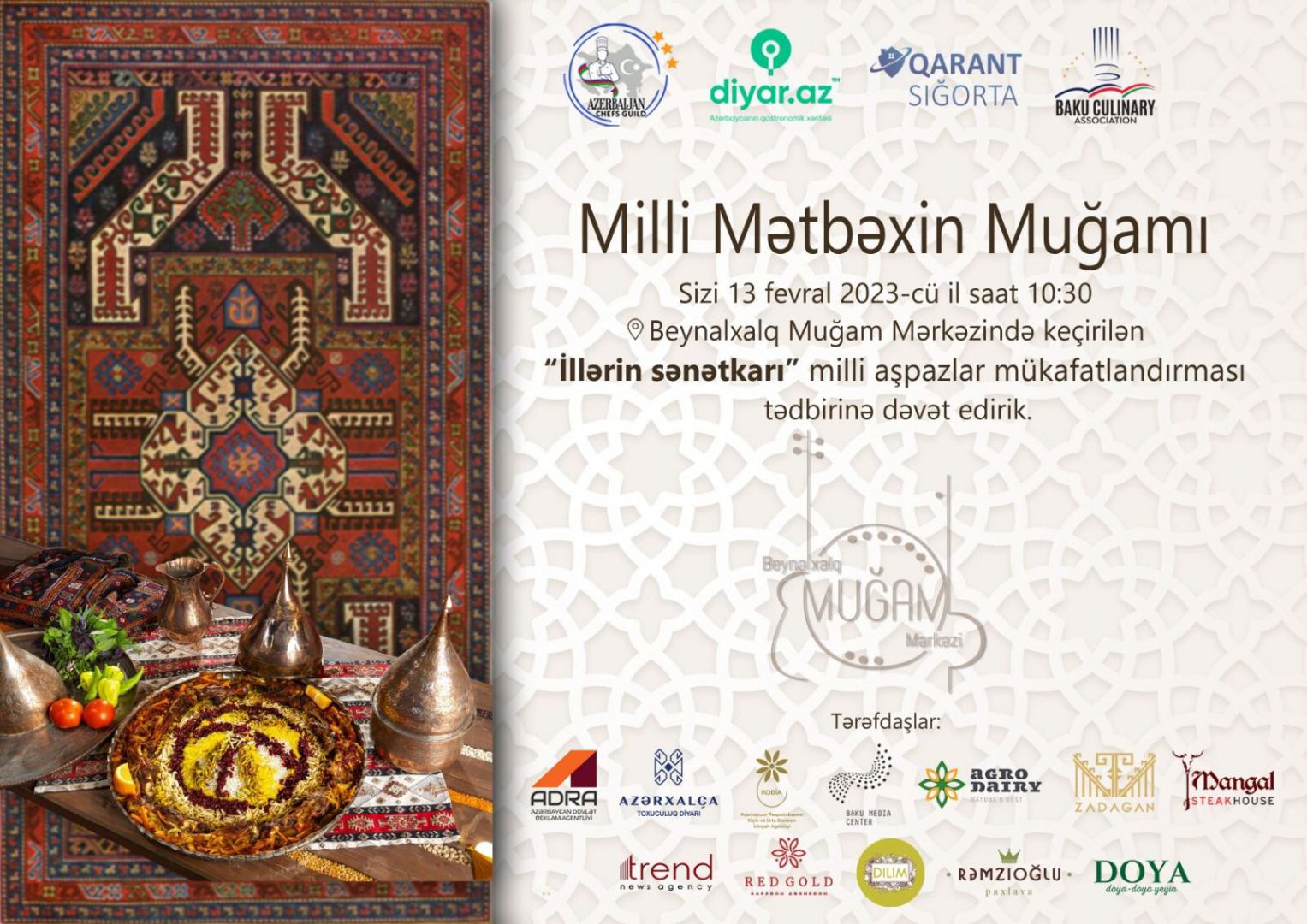 В Баку прошла торжественная церемония вручения национальной премии "Мастер кулинарного искусства" (ФОТО)