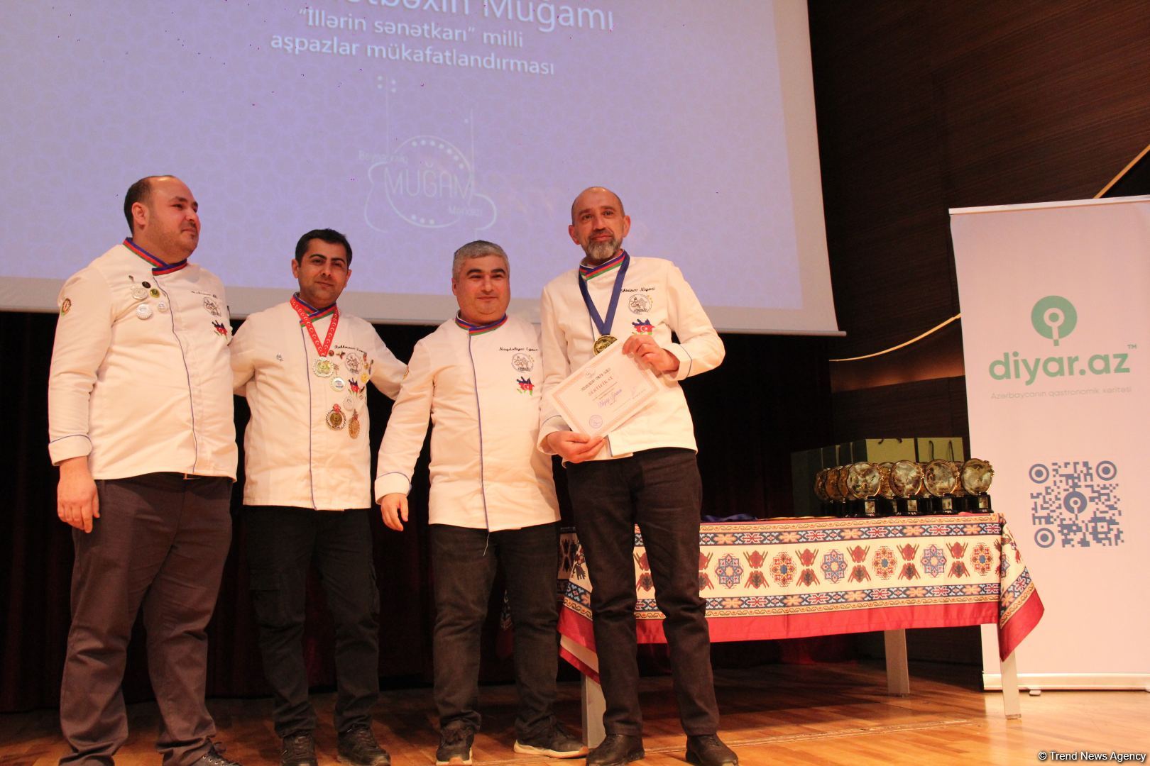 В Баку прошла торжественная церемония вручения национальной премии "Мастер кулинарного искусства" (ФОТО)