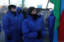Акция азербайджанских экоактивистов на Лачинской дороге продолжается (ФОТО)