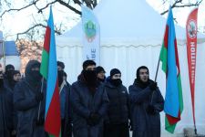Акция азербайджанских экоактивистов на Лачинской дороге продолжается (ФОТО)