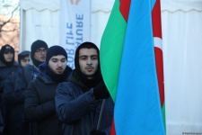 Акция азербайджанских экоактивистов на Лачинской дороге продолжается (ФОТО)