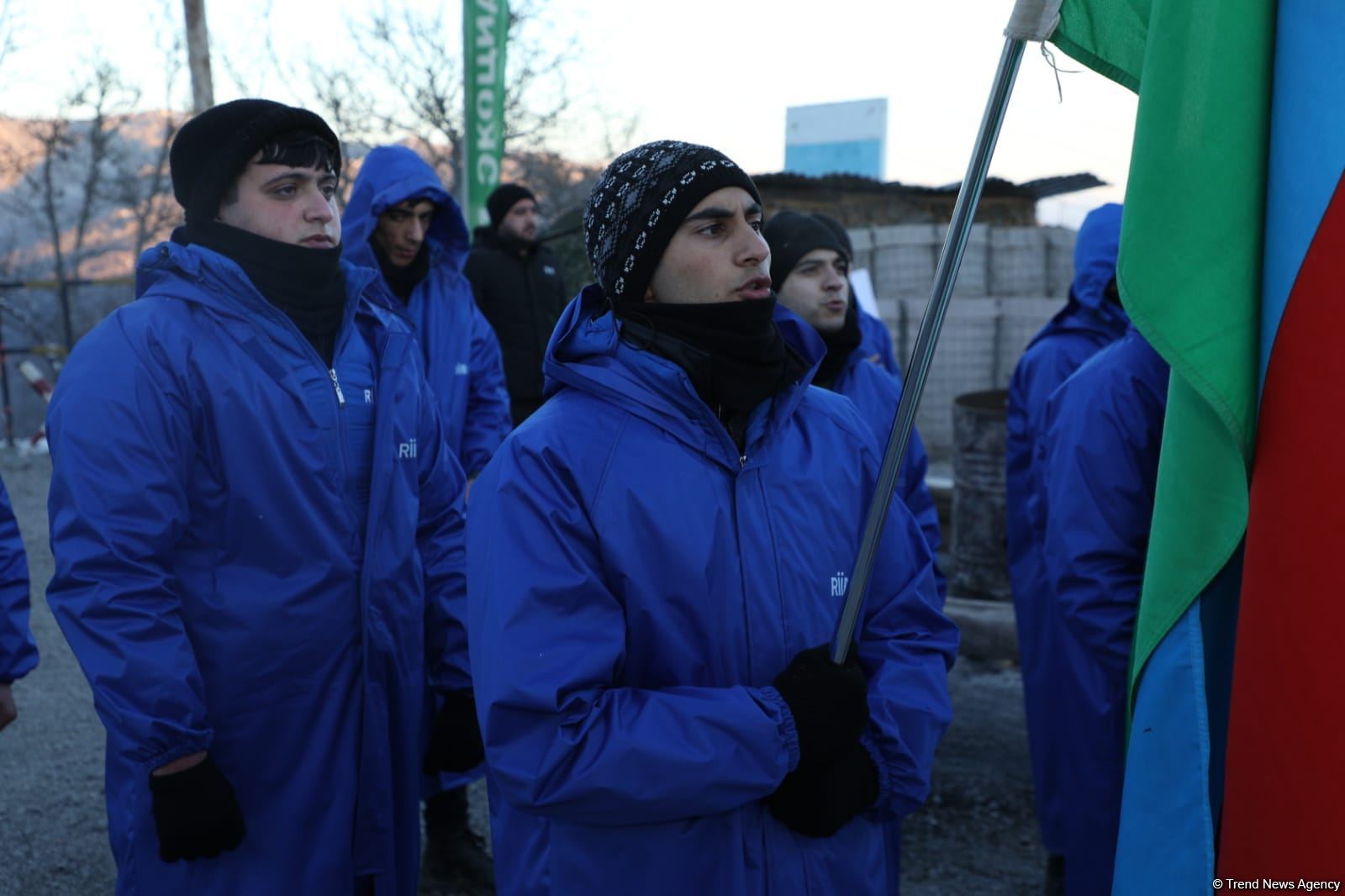Акция азербайджанских экоактивистов на Лачинской дороге продолжается (ФОТО)