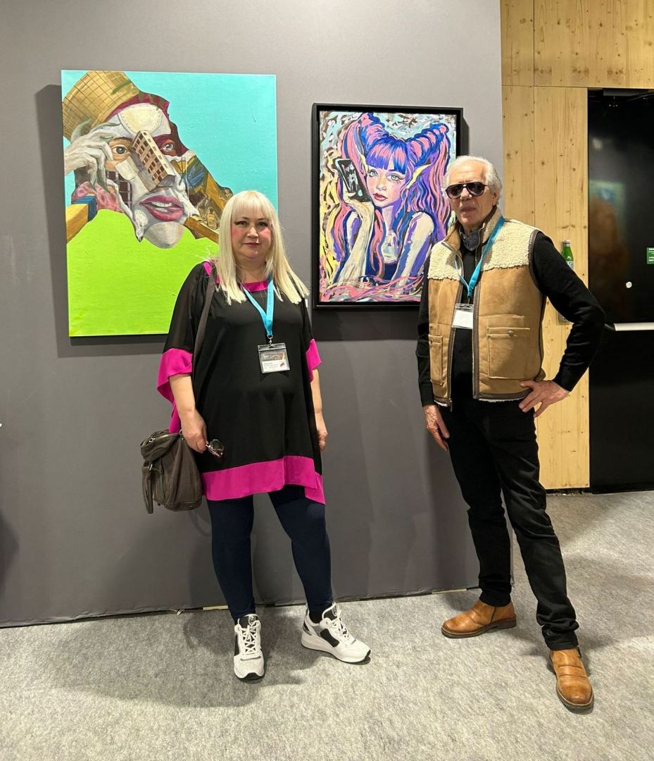 Картина Нигяр Нариманбековой представлена в крупнейшем выставочном зале Франции  (ФОТО)