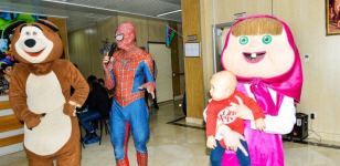 Азербайджанские актеры подарили яркие эмоции онкобольным-детям (ФОТО)