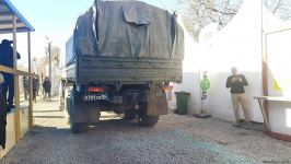 По Лачинской дороге беспрепятственно проехали 2 грузовых автомобиля РМК (ФОТО)