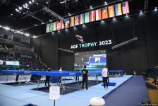 Захватывающие сальто и повороты – Лучшие моменты первого дня Кубка мира по прыжкам на батуте в Баку (ФОТО)