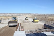Продолжается строительство железной дороги Горадиз - Агбенд (ФОТО)