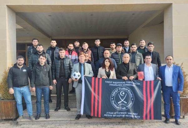 В Загаталы и Гахе прошла встреча с ветеранами Карабахской войны с целью создания футбольных клубов (ФОТО)