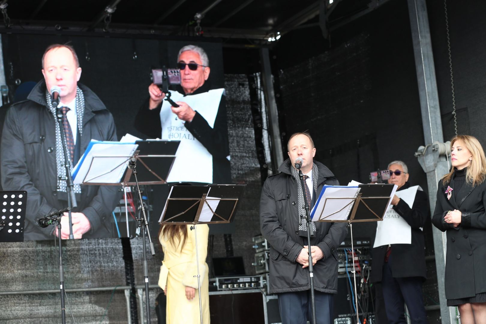 На площади Хельденплац в Вене состоялась акция в память о жертвах Ходжалинского геноцида (ФОТО)