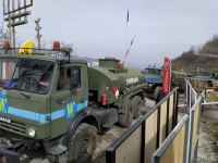 По Лачинской дороге беспрепятственно проехала автоколонна миротворцев (ФОТО)