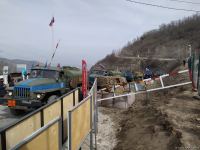 По Лачинской дороге беспрепятственно проехала автоколонна миротворцев (ФОТО)