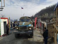 По Лачинской дороге беспрепятственно проехали 12 транспортных средств миротворцев (ФОТО)