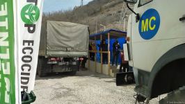 По Лачинской дороге беспрепятственно проехали еще 20 транспортных средств миротворцев (ФОТО)