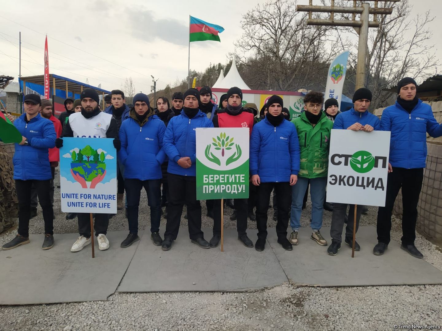 Протесты на дороге Лачин-Ханкенди продолжаются 85-й день (ФОТО)