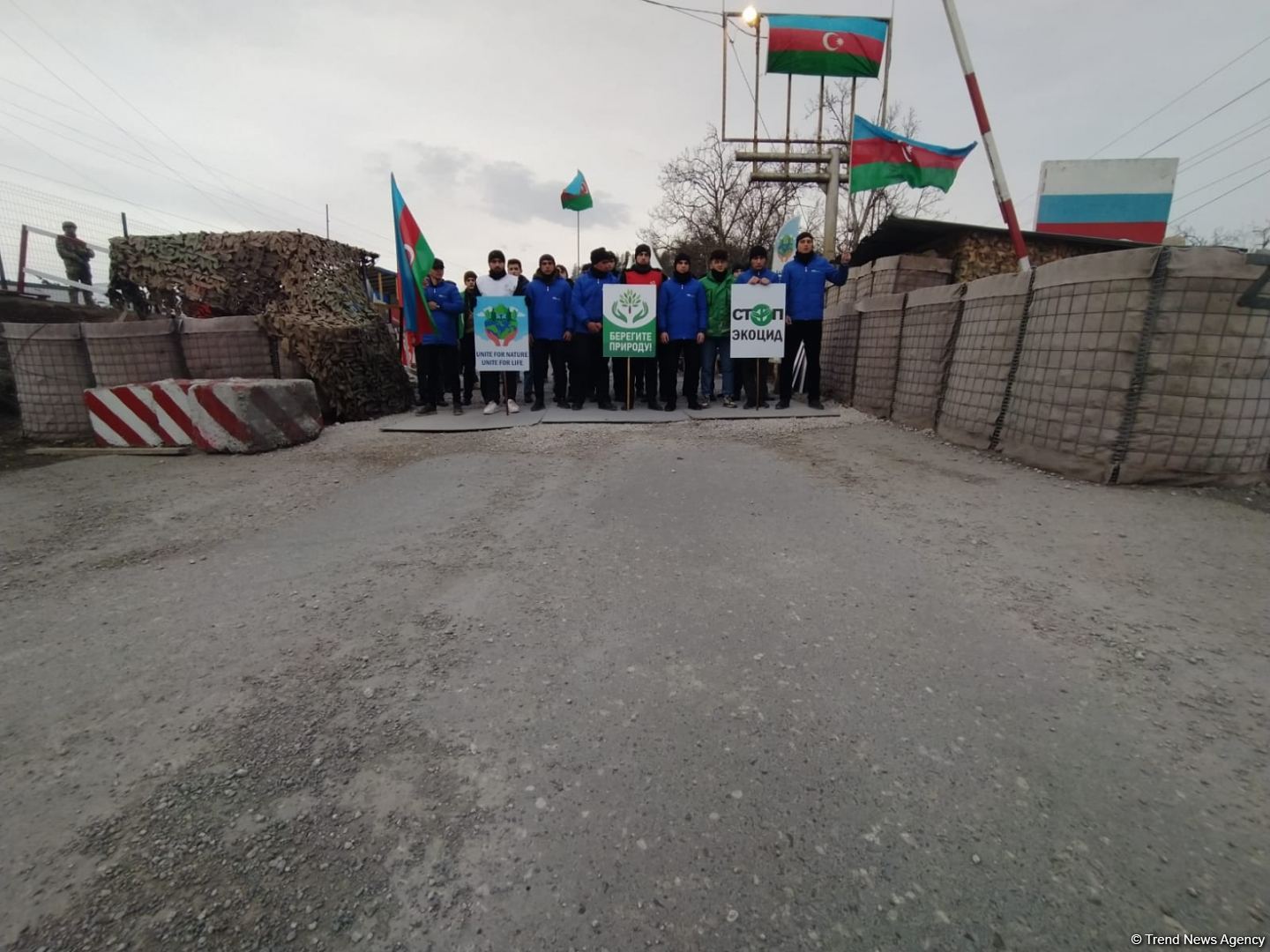 Протесты на дороге Лачин-Ханкенди продолжаются 85-й день (ФОТО)