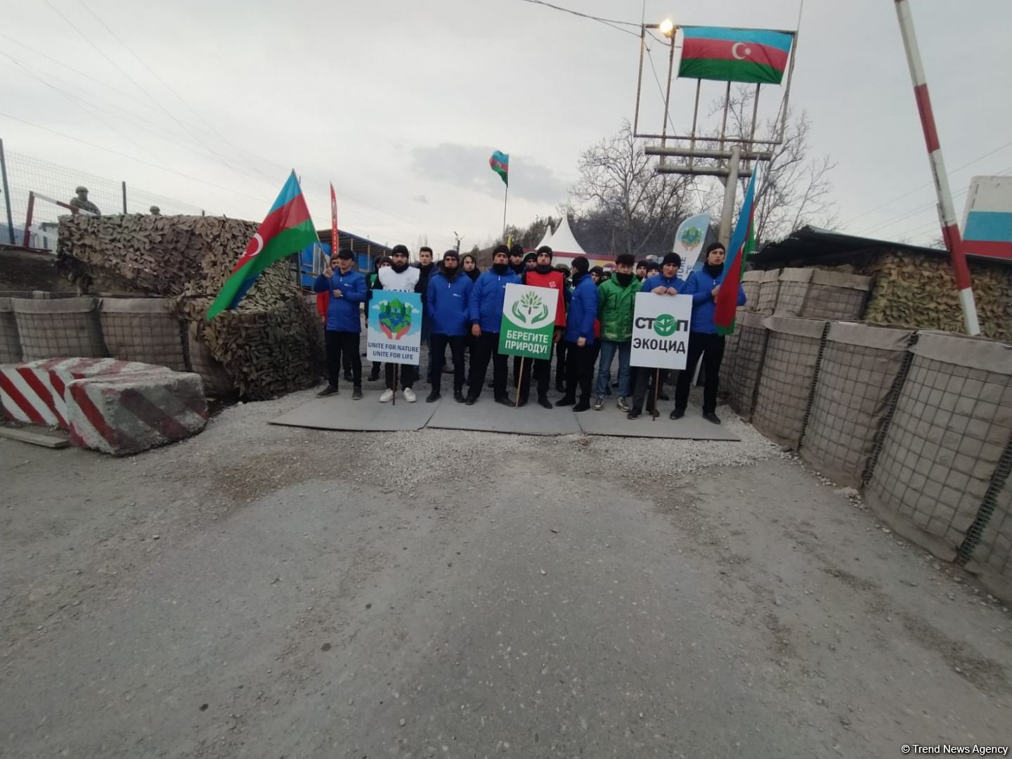 Протесты на дороге Лачин-Ханкенди продолжаются 85-й день (ФОТО)