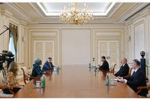 Президент Ильхам Алиев принял исполнительного директора Объединенной программы по борьбе с ВИЧ ООН (ФОТО)