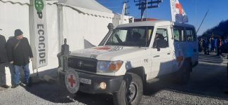 По Лачинской дороге беспрепятственно проехала колонна МККК (ФОТО)