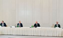 Состоялась встреча Президента Азербайджана Ильхама Алиева с руководителями ведущих компаний Германии (ФОТО)