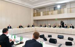Состоялась встреча Президента Азербайджана Ильхама Алиева с руководителями ведущих компаний Германии (ФОТО)