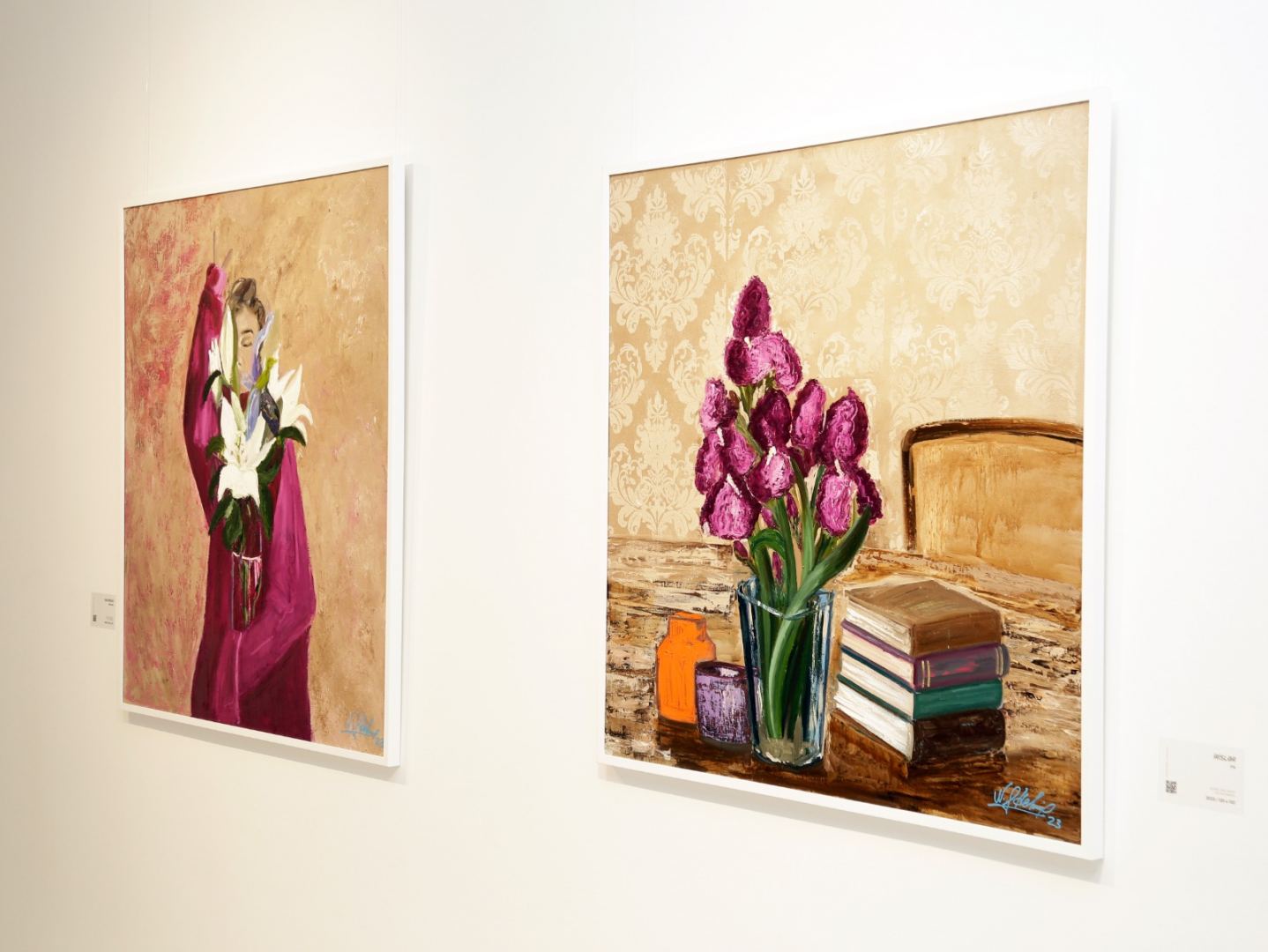 В работах Нигяр Хельми вы не увидите лиц женщин - зрители сами "рисуют" их в воображении (ФОТО)