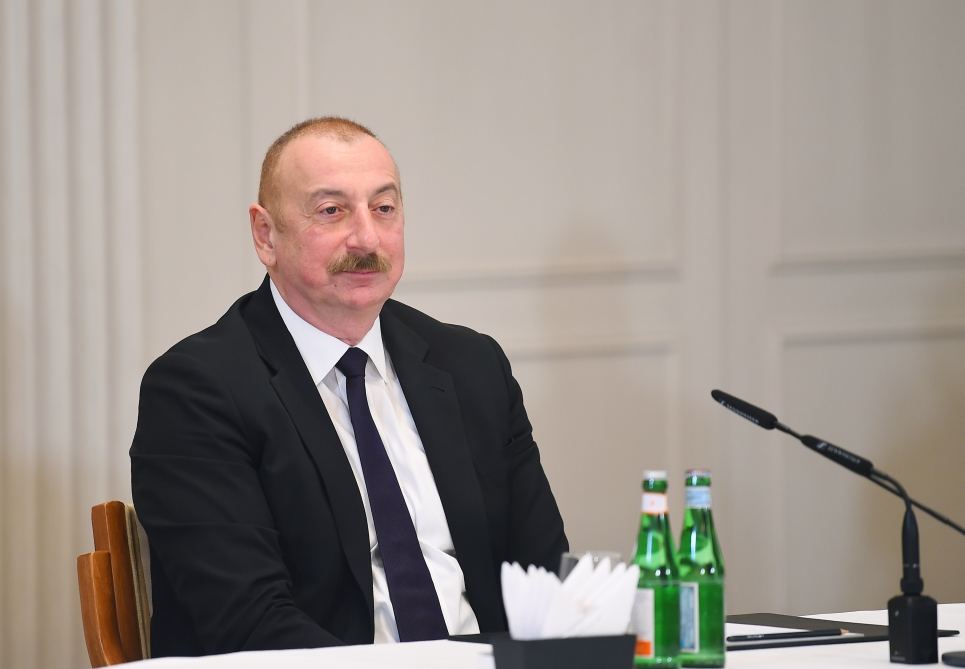 Состоялась встреча Президента Азербайджана Ильхама Алиева с руководителями ведущих компаний Германии (ФОТО)