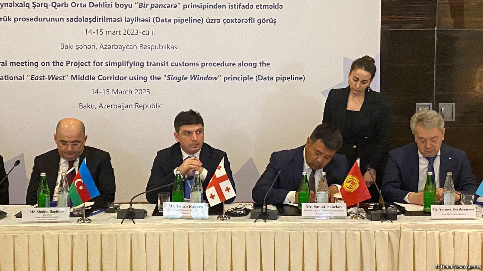 Подписан документ по упрощению транзита по Транскаспийскому коридору «Восток-Запад» (ФОТО)