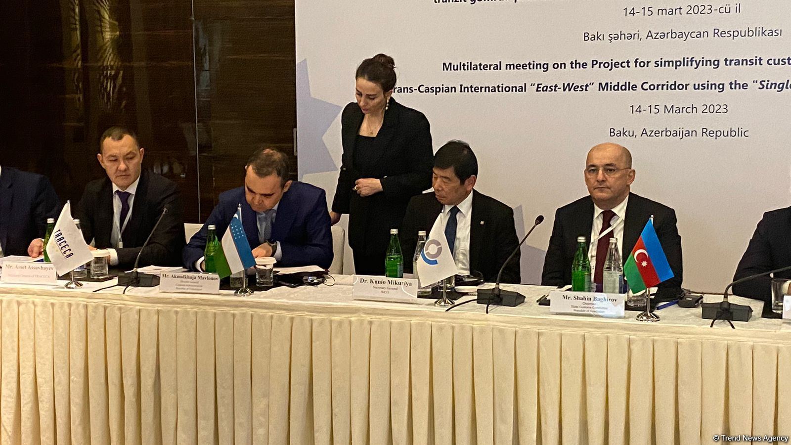 Подписан документ по упрощению транзита по Транскаспийскому коридору «Восток-Запад» (ФОТО)