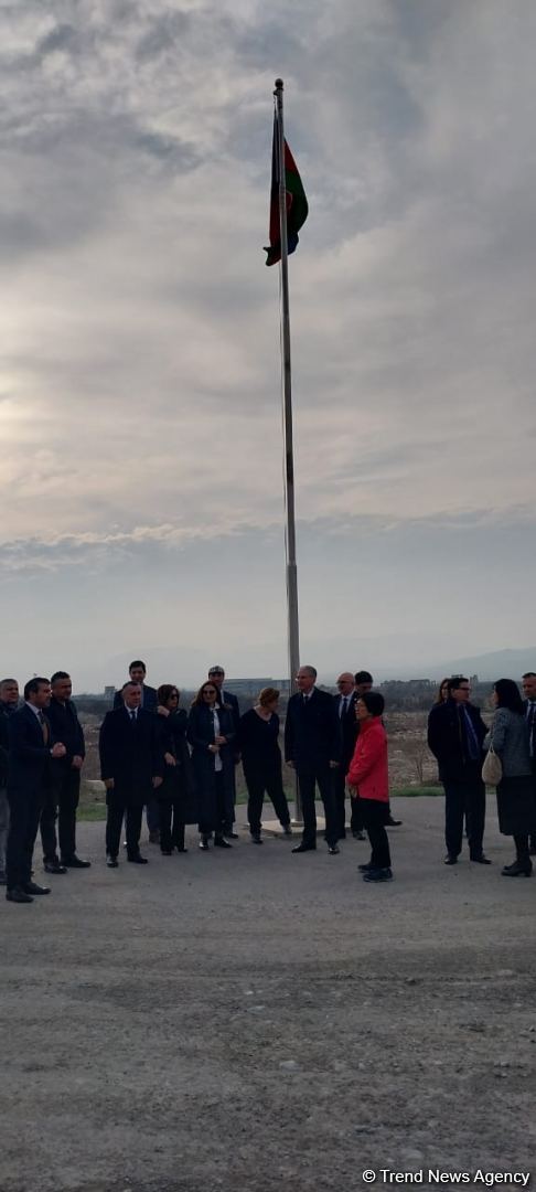 Делегация ООН ознакомилась с ходом восстановительных работ в Агдаме (ФОТО)