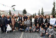 Искренняя встреча Президента Ильхама Алиева и Первой леди Мехрибан Алиевой с жителями села Талыш (ФОТО)