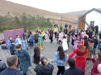 Коллектив Кукольного театра выступил со спектаклем в селе Талыш (ФОТО)