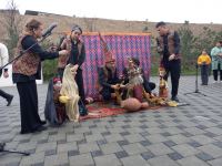 Коллектив Кукольного театра выступил со спектаклем в селе Талыш (ФОТО)