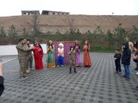 Коллектив Кукольного театра выступил со спектаклем в селе Талыш (ФОТО)