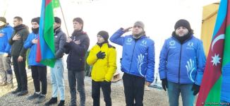 Мирная акция протеста на Лачинской дороге продолжается уже 102-й день (ФОТО)