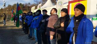 Мирная акция протеста на Лачинской дороге продолжается уже 102-й день (ФОТО)