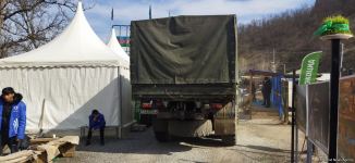 По Лачинской дороге проследовала очередная автоколонна миротворцев (ФОТО)