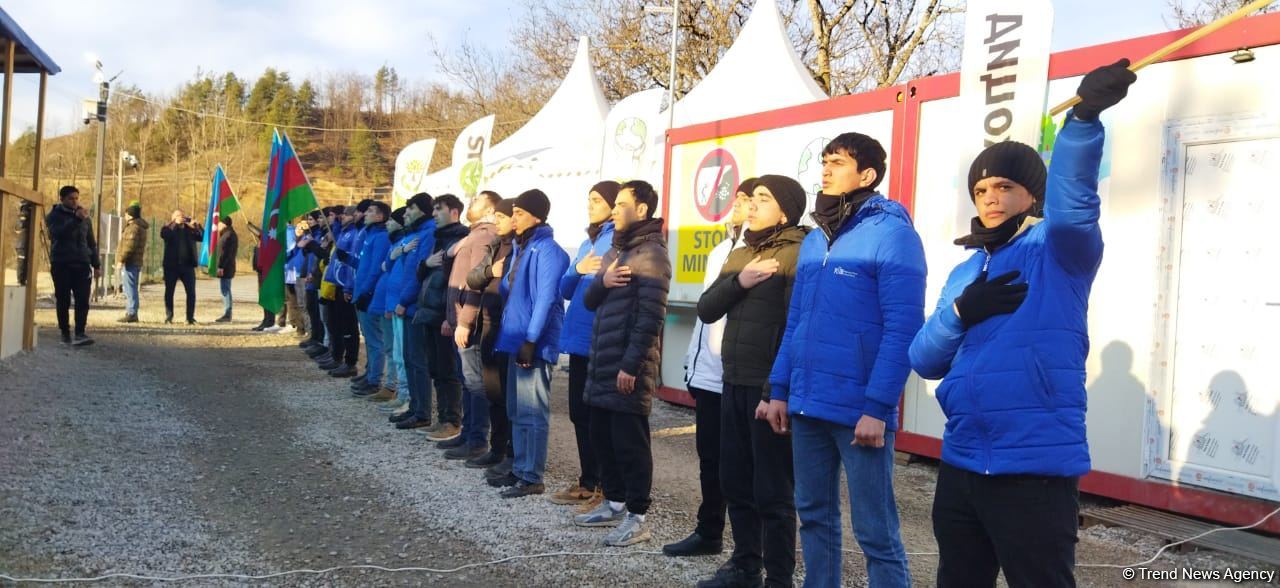 Мирная акция протеста на Лачинской дороге продолжается уже 102-й день (ФОТО)