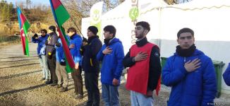 Мирная акция протеста на Лачинской дороге продолжается уже 103-й день (ФОТО)