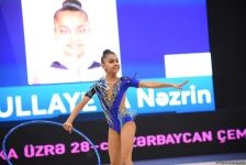 В Баку стартовал заключительный день 28-го чемпионата Азербайджана по художественной гимнастике (ФОТО)