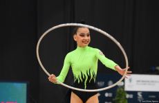 В Баку стартовал заключительный день 28-го чемпионата Азербайджана по художественной гимнастике (ФОТО)